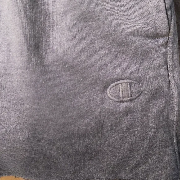 Champion Men's Powerblend Shorts Ombre Blue Fade - Picture 4 of 9